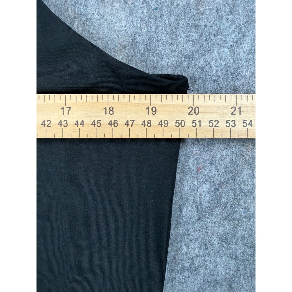Fashion Nova Womens Black Spaghetti Strap Maxi Dress Side Slit Size Large - Picture 5 of 9